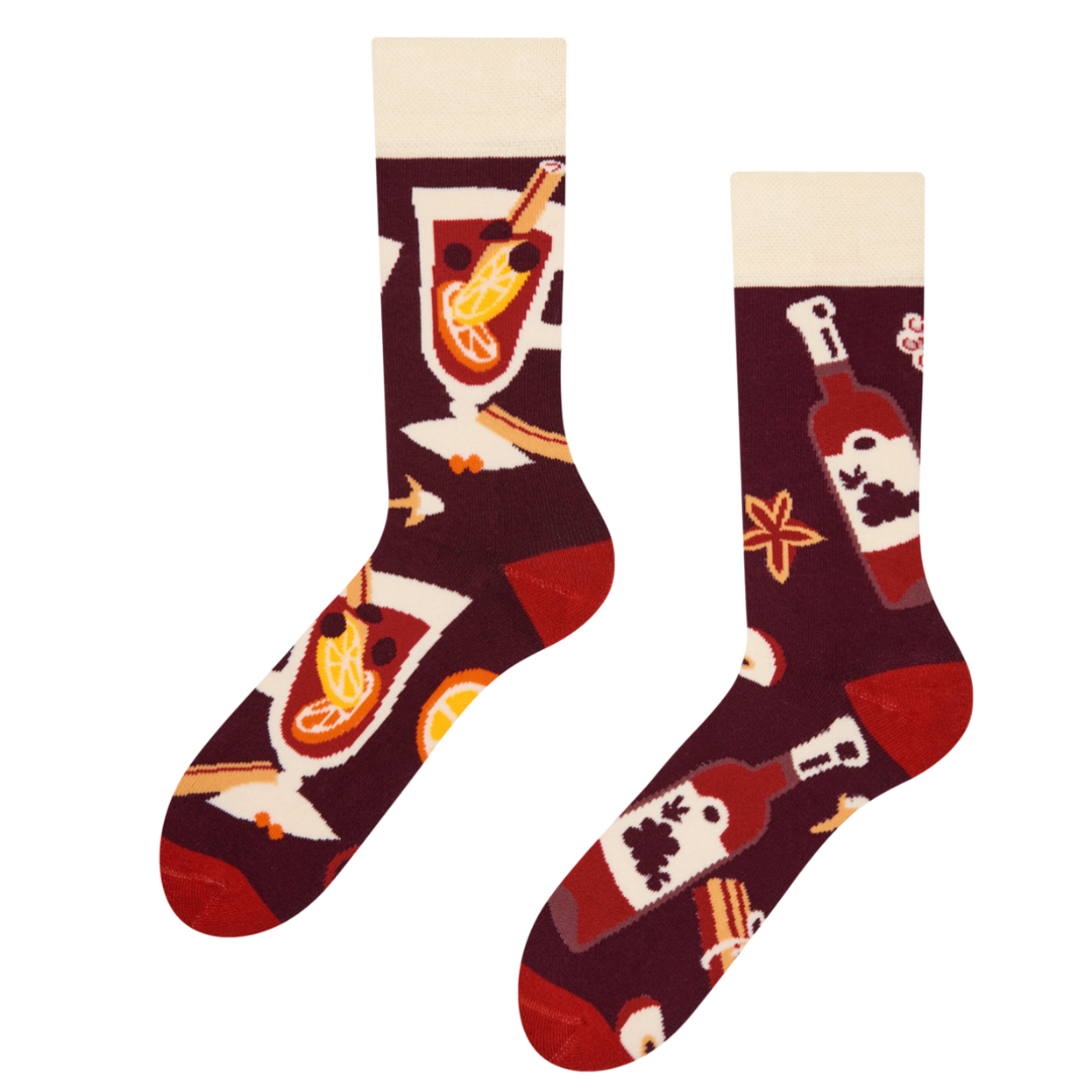 Warme Socken Glühwein